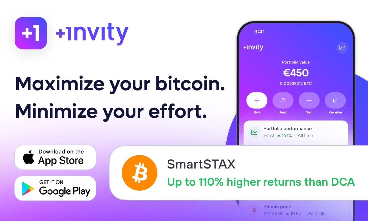 Invity startet SmartSTAX: Intelligente Bitcoin-Strategie mit 120WMA