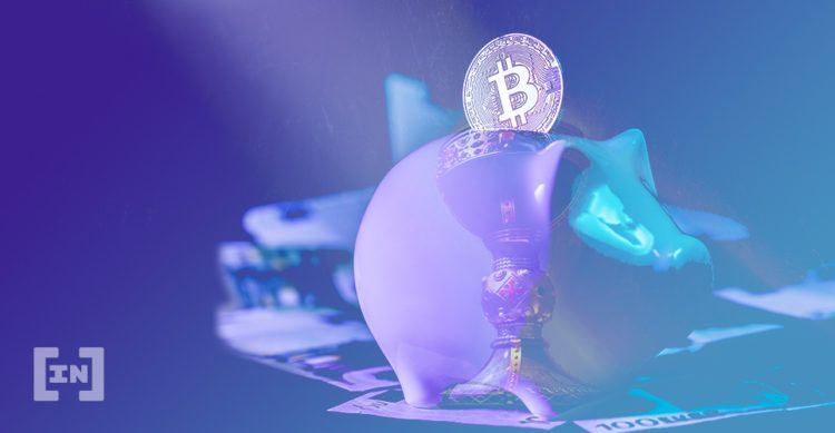 Bitcoin Bank Krypto Sparschwein