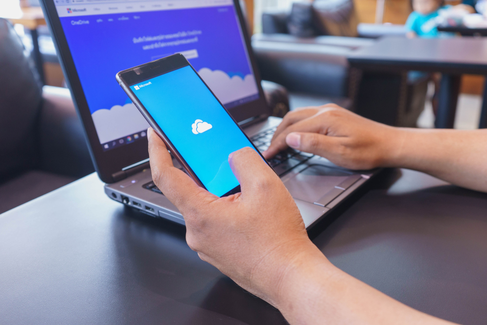 Microsoft Windows Handy und Laptop