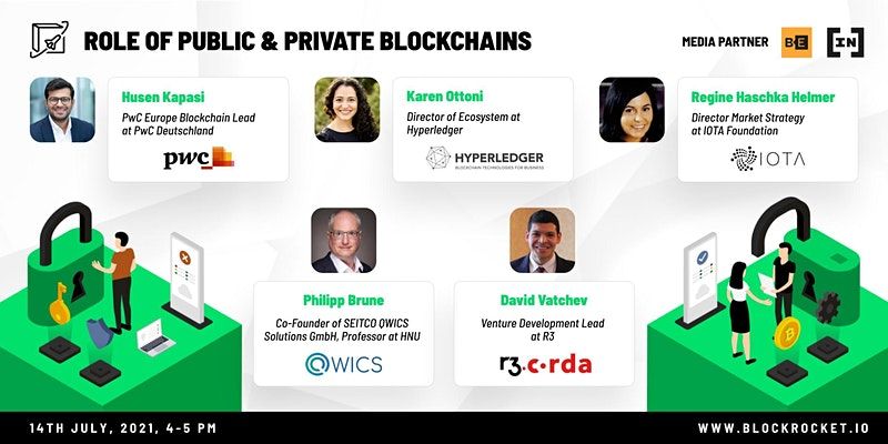 Disrupt Network Event: Rolle der öffentlichen und privaten Blockchains