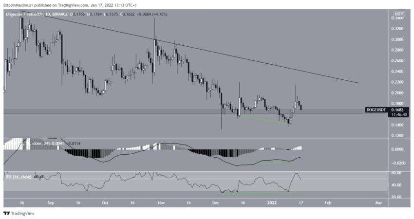 Dogecoin Kurs Chart Tradingview 17.Januar 2021