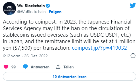 Krypto Stablecoin Regeln Japan