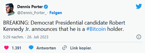RFK Jr. hlt BTC