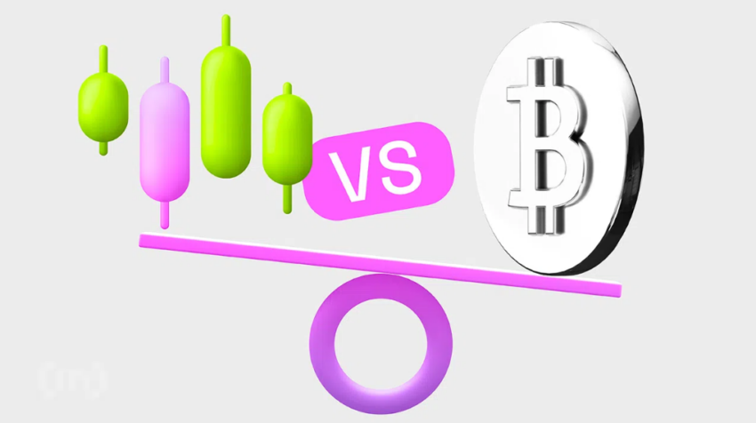 Aktien Bitcoin BTC Waage