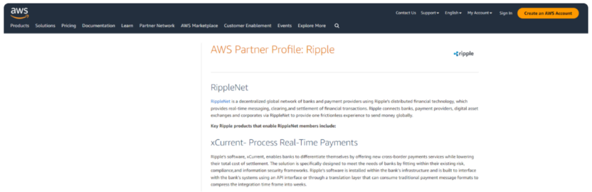 Ripple XRP und Amazon