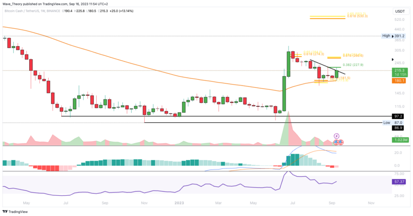 BCH Chart Analyse BeInCrypto