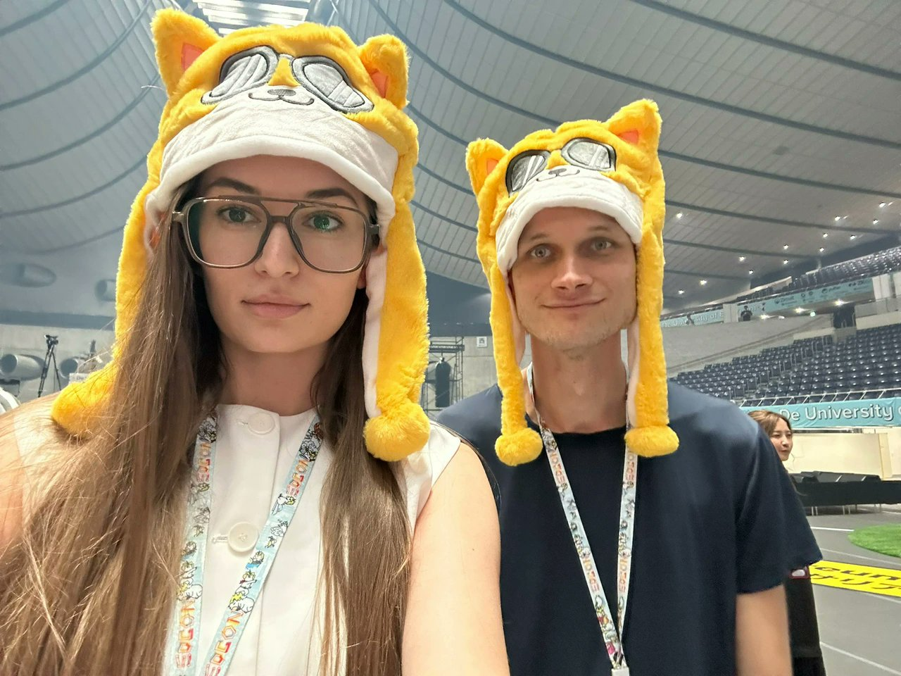 Vitalik Buterin mit seiner mutmaßlichen Freundin