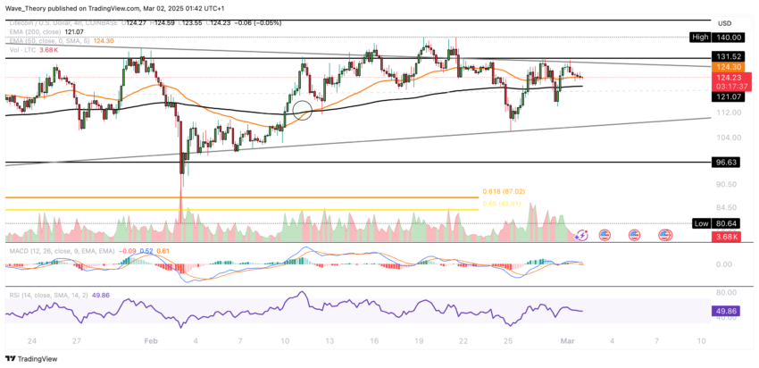 Litecoin Preis Chart von Tradingview