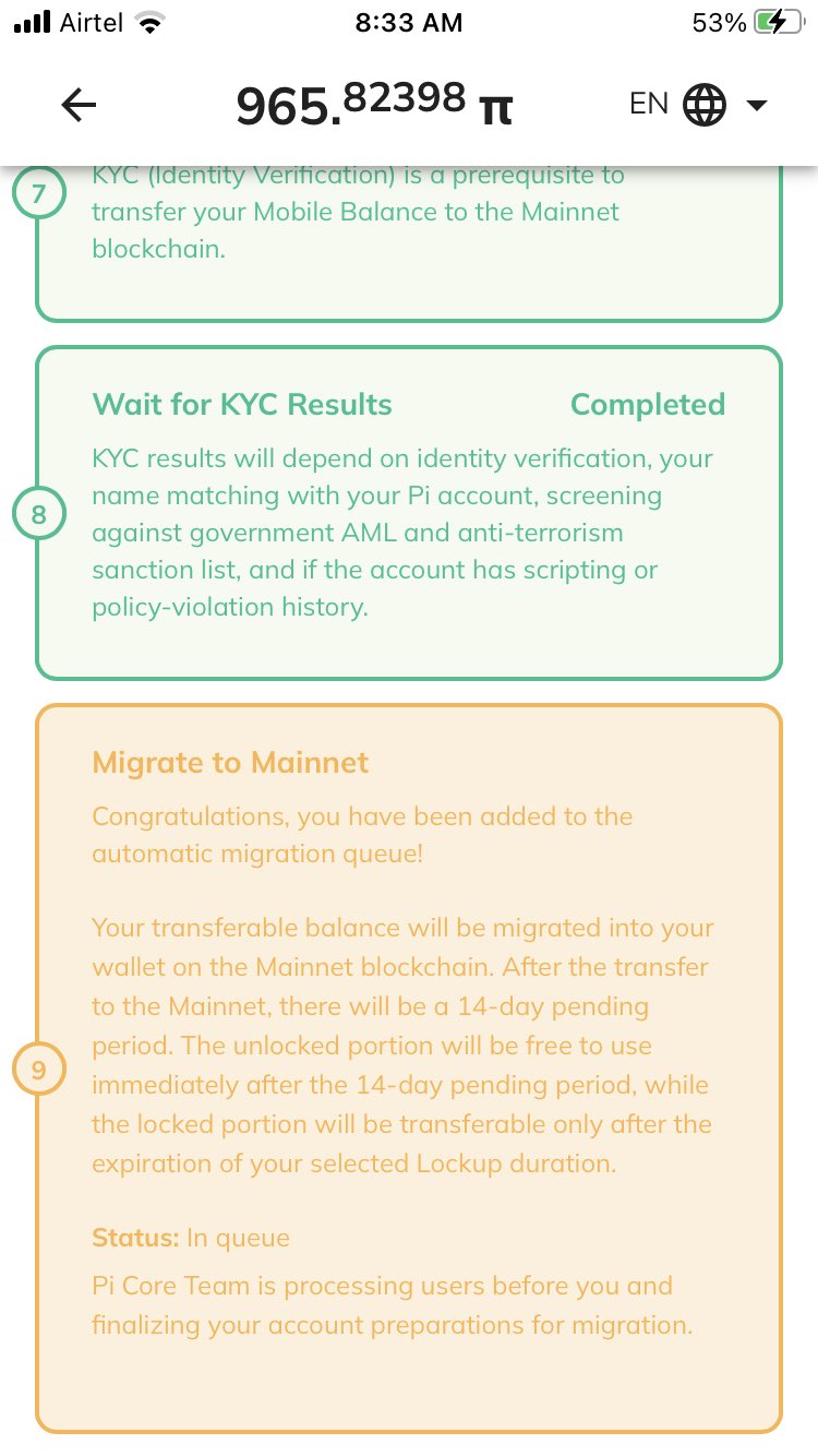 Pi Network Mainnet-Migrationsprobleme