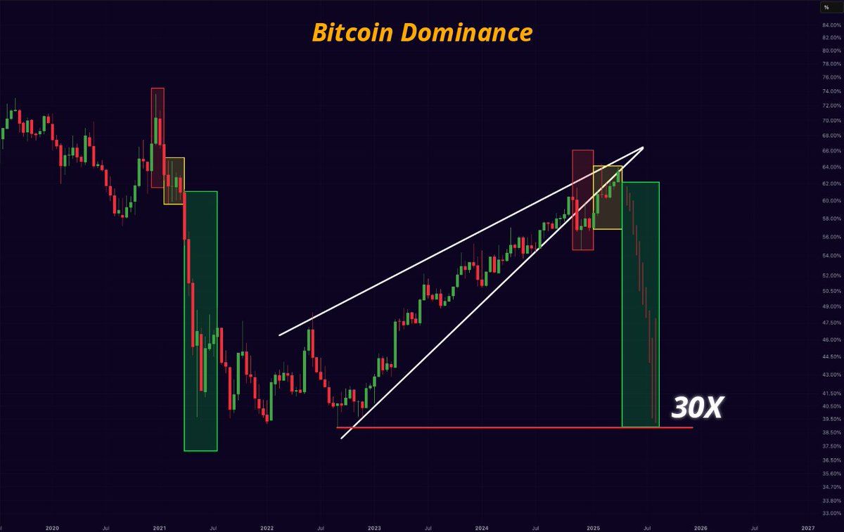 Bitcoin Dominance Chart