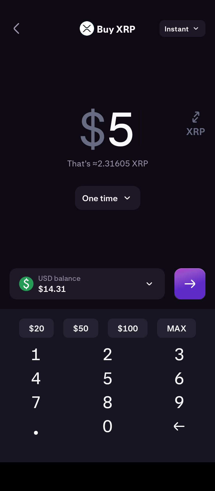 confrim Ihre Bestellung xrp