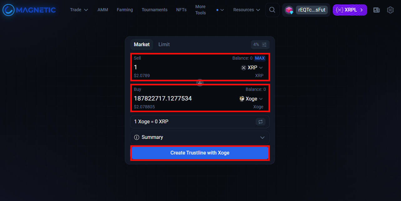 wie xrp meme coins schritt 3