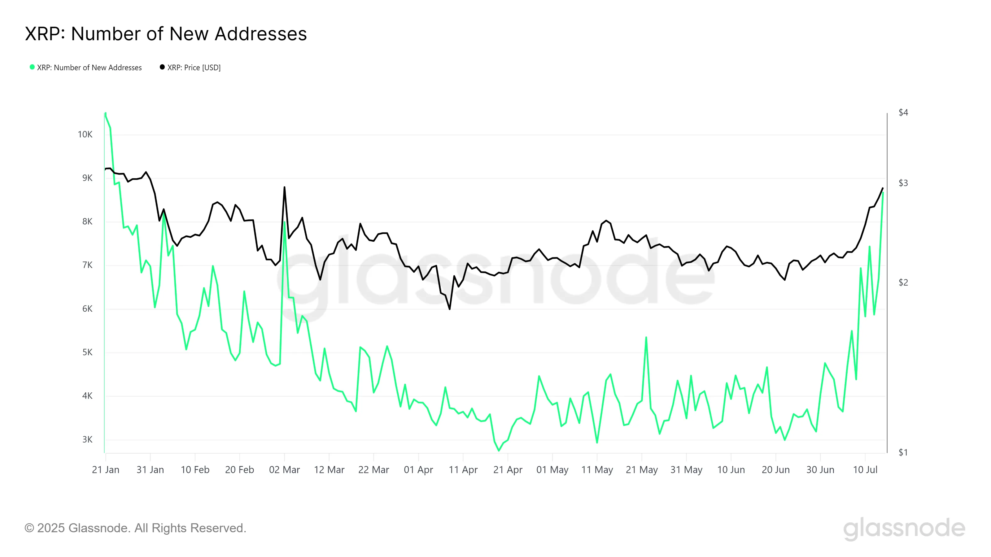 XRP Neue Adressen