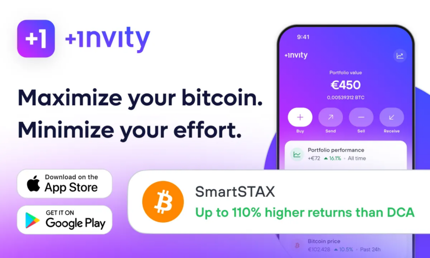 Invity startet SmartSTAX: Intelligente Bitcoin-Strategie mit 120WMA